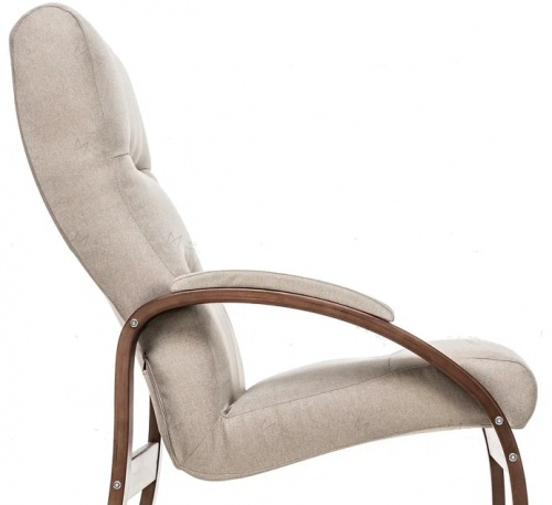 Кресло Leset Лион орех текстура Малмо 05 