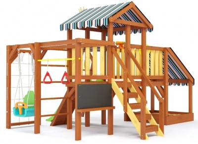 Детская спортивная площадка для дачи Савушка Baby play 13 (Priority)