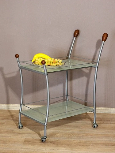 Стол сервировочный Поло металлик 