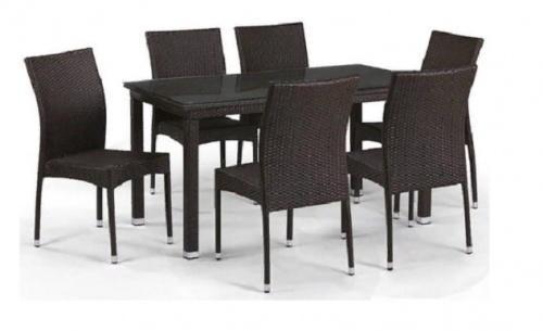 Комплект мебели T256A Y379A-W53 Brown 6Pcs