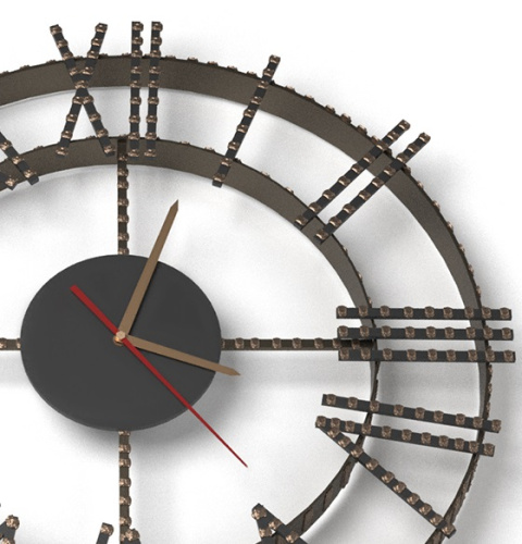 Часы кованые Везувий 1B 