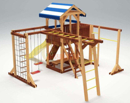 Детская спортивная площадка для дачи Савушка 4 Cезона 7