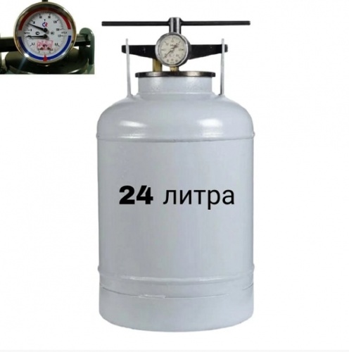 Автоклав Новогаз 24 л с термоманометром