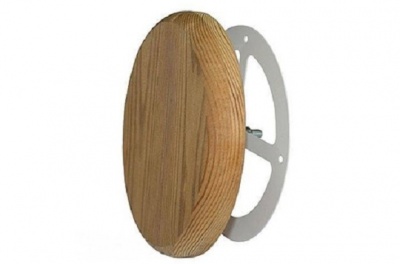 Клапан D125мм Термодревесина основание металл