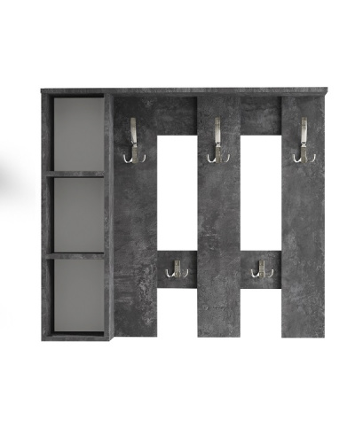 Вешалка настенная Артём-Мебель СН-100.43 бетон спаркс 