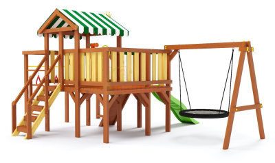 Детская спортивная площадка для дачи Савушка Baby Play 15