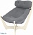 Кресло для отдыха Модель 11 Verona Antazite grey сливочный