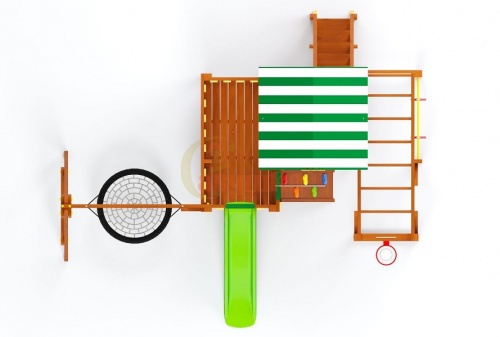 Детская спортивная площадка для дачи Савушка Baby 15 play