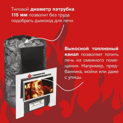 Печь для бани Термофор Кольчуга 14-18
