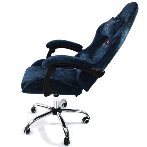 Вибромассажное кресло Calviano ASTI ULTIMATO blue fabric 