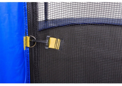Батут Atlas Sport 435 см (14ft) с внутренней сеткой и лестницей BLUE
