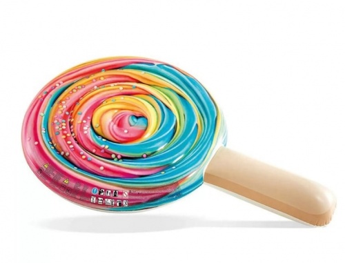 Надувной матрас для плавания Intex 58754 Радужный леденец