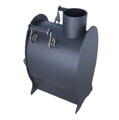 Отопительная печь Царь-печи Буржуйка мини 8 мм