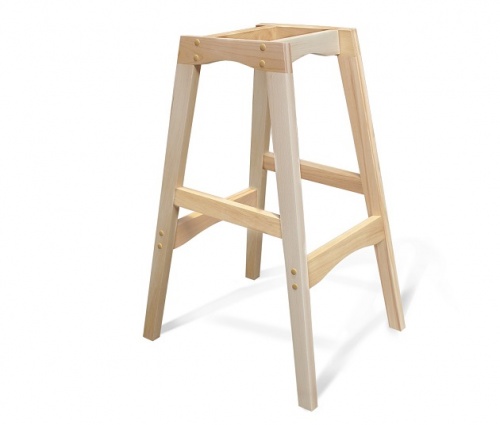 Стул барный Sheffilton SHT-ST35/S65 тихий океан прозрачный лак 