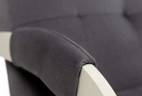 Кресло-маятник Leset Спринг слоновая кость Velur V32