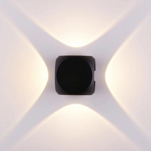 Бра уличное Elektrostandard 1504 Techno Led Cube черный