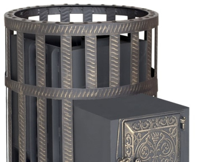 Печь для бани Викинг 24 ДТ-4 сетчатый кожух