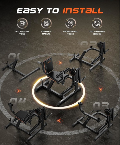 Тренажер для сгибания-разгибания ног DFC D030A