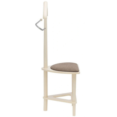 Вешалка костюмная с сиденьем В 26Н слоновая кость 