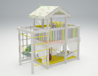 Спортивный комплекс для дачи Савушка Baby club 4
