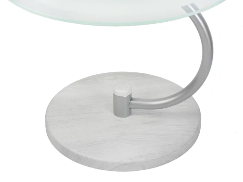 Стол журнальный Дуэт 13Н металлик дуб дымчатый 