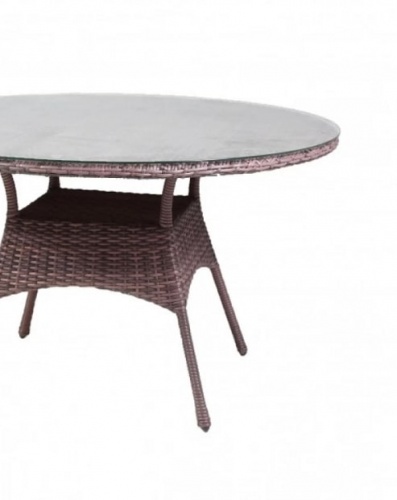 Стол круглый разборный 722 D130 шоколад