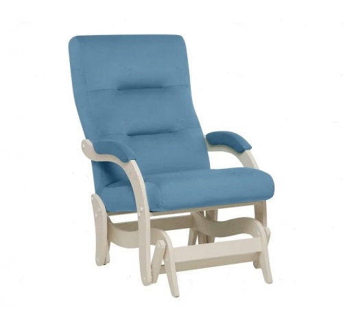 Кресло-маятник Leset Дэми слоновая кость ткань V47