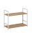 Стеллаж Leset Стилвуд 22 широкий 2 полки белый дуб крафт золотой Стеллаж Leset Стилвуд 22 широкий 2 полки белый дуб крафт золотой