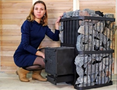 Печь-каменка КомфортПром Чугун закрытая 20 ЧД