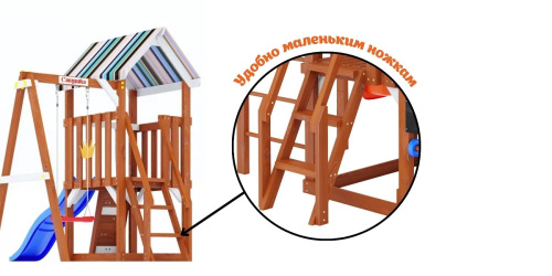 Детская площадка для дачи Савушка TooSun 15 синий