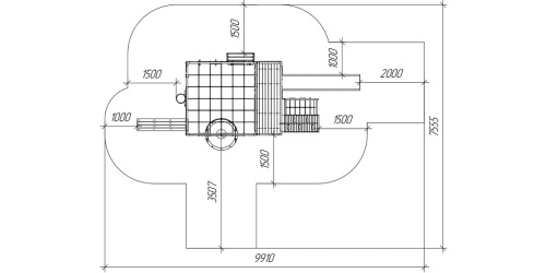 Детская площадка для дачи Савушка КУБ-3 Махагон