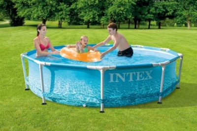 Каркасный бассейн Intex Metal Frame Beachside 28208