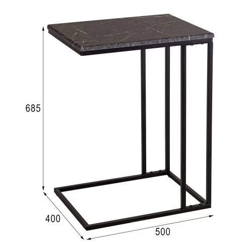 Стол придиванный BeautyStyle 30 торос графит софт 