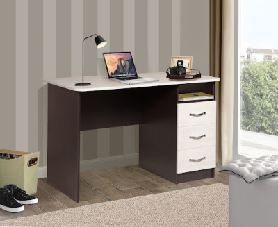 Стол АЛЬЯНС правое венге ясень шимо светлый 