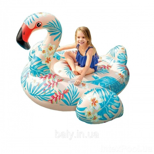 Надувная игрушка-плотик Intex Тропический фламинго 147х140х94 см 57559NP