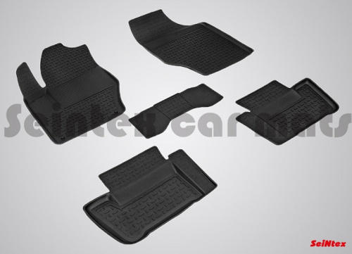 Коврики салона резиновые с бортиком для PEUGEOT 308 