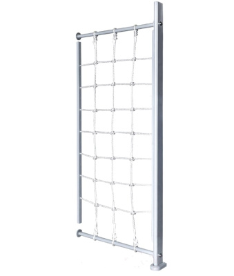 Детский спортивный комплекс Perfetto sport Verticale in legno con rete" grigio PS-133 стойка с сеткой