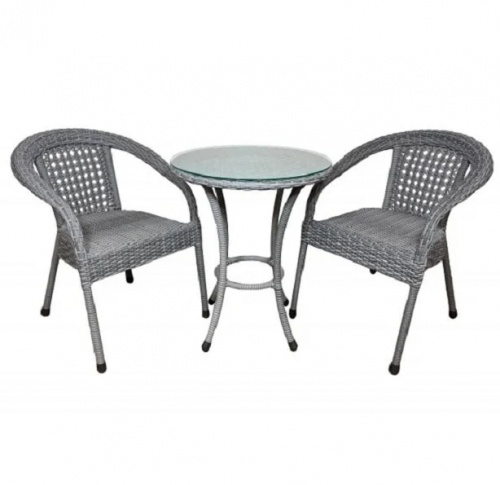 Комплект мебели Deco 2 со столом D60 светло-серый