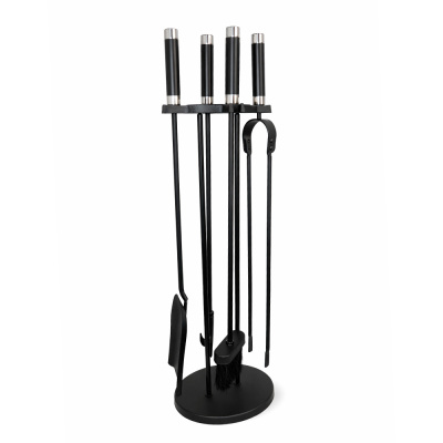 Набор каминный EVEREST K042-SB никель черный