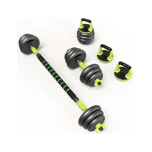 Набор гантелей со штангой и гирями 7 в 1 AMETIST 20 кг