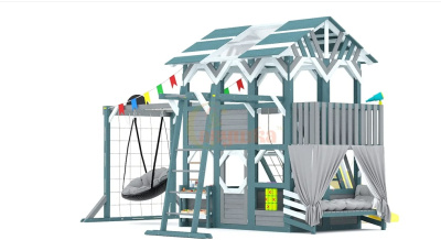 Детский спортивный комплекс для дачи Савушка PlayHouse-3