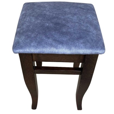 Табурет МДК-95 береза Е50 Микровелюр серый 