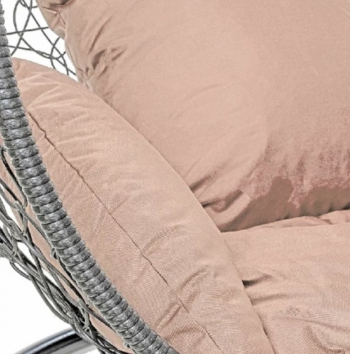 Подвесное кресло Скай 01 графитовый подушка бежевый 