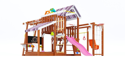 Детская площадка для дачи Савушка TooSun 14 розовый