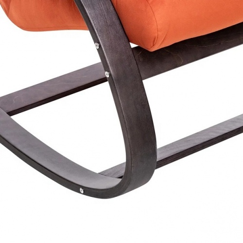 Кресло-качалка Leset Милано венге текстура Velur V39