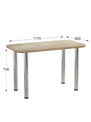 Стол обеденный СН-105.01 дуб флагстаф светлый 