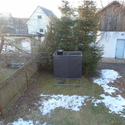 Душ Нептун с тамбуром с водонагревателем ЭВБО-55