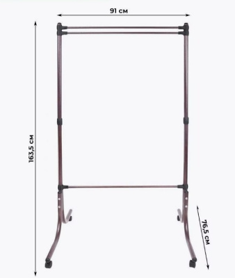 Вешалка напольная Ника ВГ90 медь 