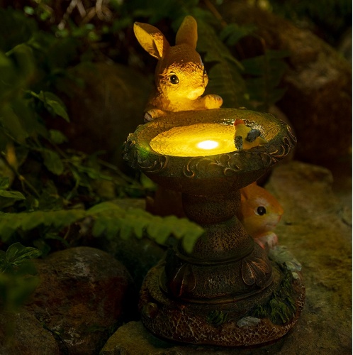 Садовая фигура-светильник Чудесный Сад 422 Любопытные зайчата