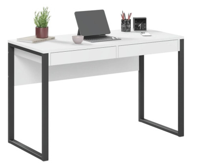 Письменный стол Mio Tesoro Велия МВ-01 Loft белый черный 
